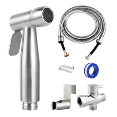 304 Stainless steel handheld booster spray gun kit for Household cleaning