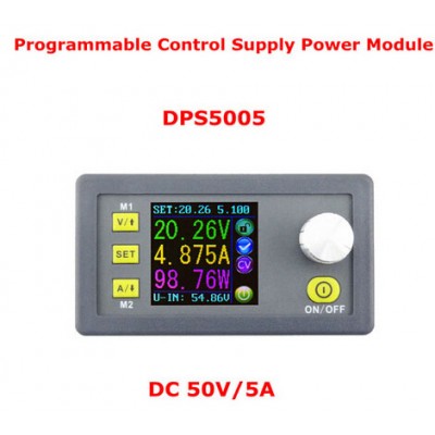 DPS5005 Constant Voltage current Step-down Programmable Power Supply module buck Voltage converter color LCD voltmeter