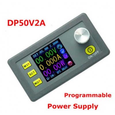 DP50V2A Constant Voltage current Step-down Programmable Power Supply module buck Voltage regulator converter color LCD