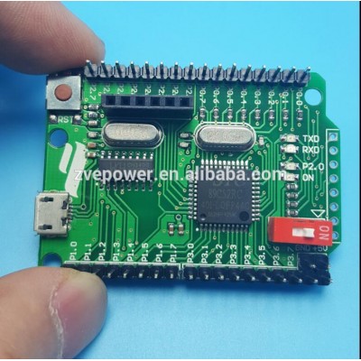 STC89C52RC 51 singlechip minimum system board development board CH340G serial chip